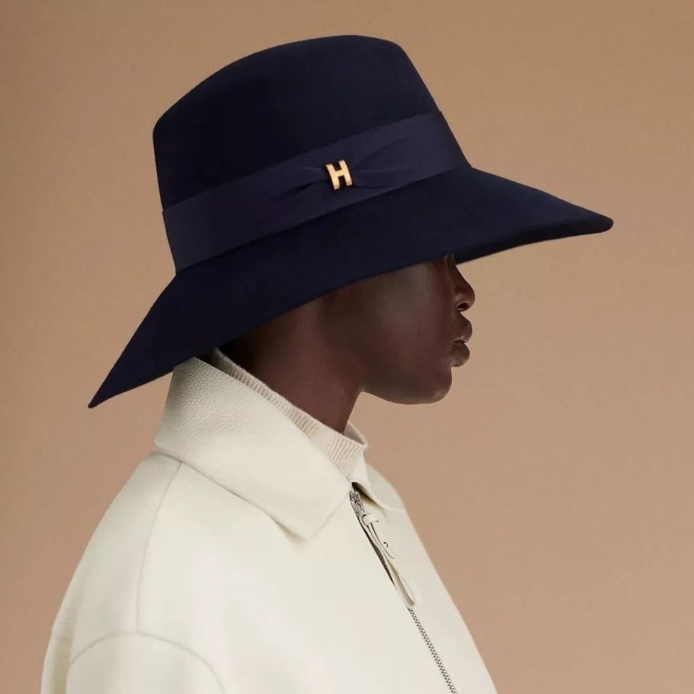 Hermes Farrah H Felt Hat